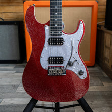 Load image into Gallery viewer, Jet Guitars JS-500 Ebony in Red Sparkle