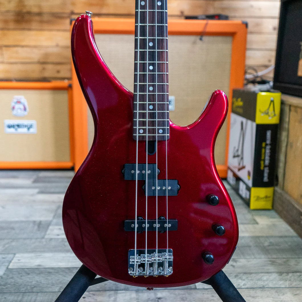 Yamaha TRBX174RM in Red Metallic, Orange Crush Bass 25, Lead and Tuner