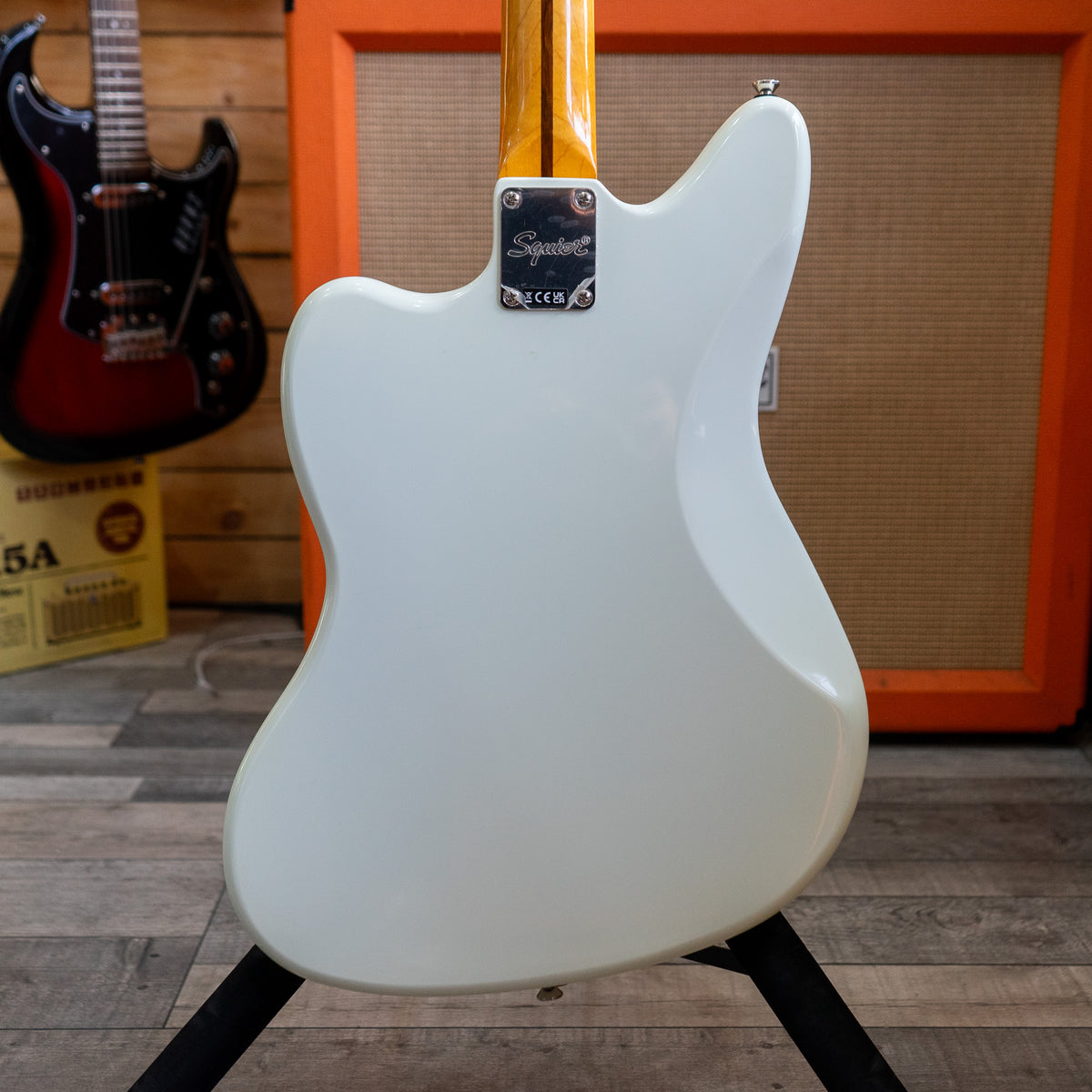 Squier FSR Classic Vibe '60s Jaguar Electric Guitar in Olympic