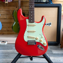 Load image into Gallery viewer, Squier Simon Neil Stratocaster in Fiesta Red - (Pre-Owned)