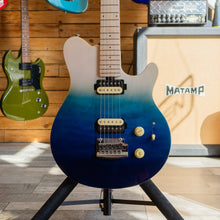 Load image into Gallery viewer, Sterling by Music Man SUB Axis AX3 QM in Spectrum Blue - (Pre-Owned)