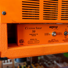 Load image into Gallery viewer, Orange Custom Shop 50 Head - (Pre-Owned)