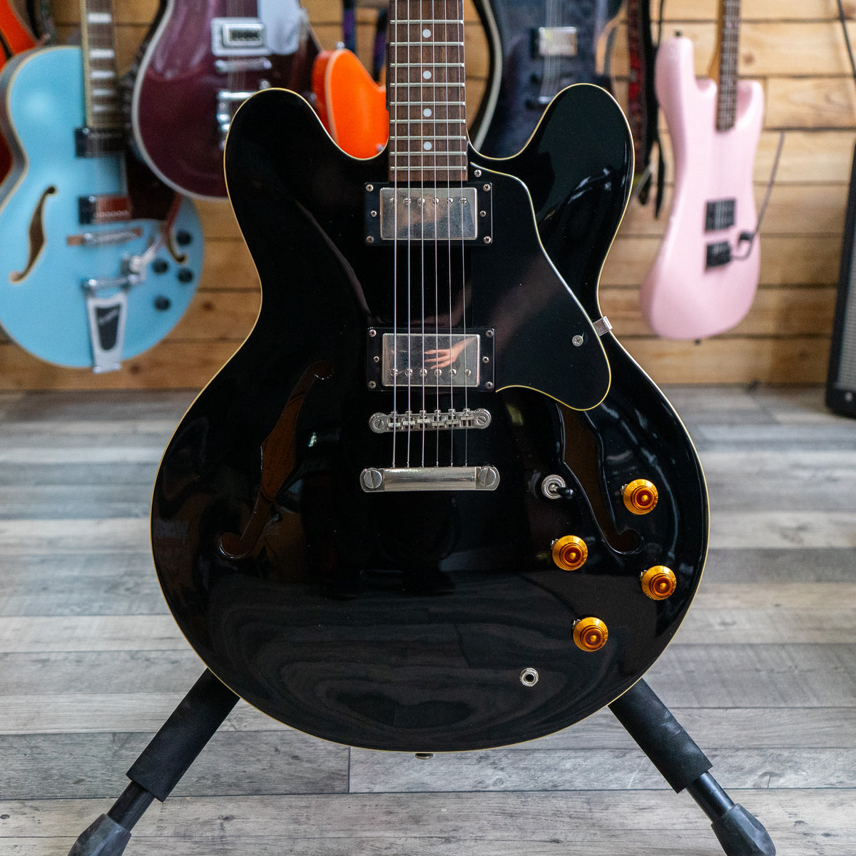 Epiphone Dot in Ebony with Hard Case - 2008 - (Pre-Owned