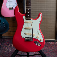Load image into Gallery viewer, Squier Simon Neil Stratocaster in Fiesta Red - (Pre-Owned)