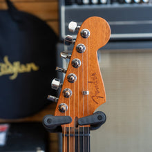Load image into Gallery viewer, Fender American Acoustasonic Jazzmaster All-Mahogany Acoustic/Electric Guitar in Bourbon Burst with Hard Case - (Pre-Owned)