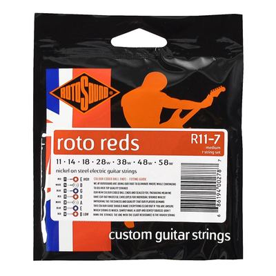 Rotosound R11-7 Roto 7 String Set Nickel Wound 11-58