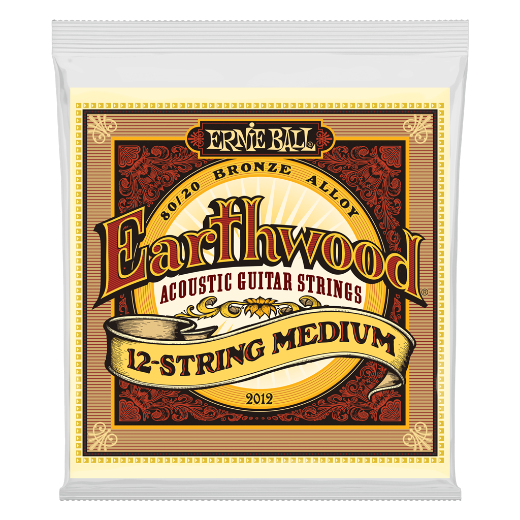 Ernie Ball Earthwood 80/20 Bronze 12 String Acoustic Guitar Medium Light Set