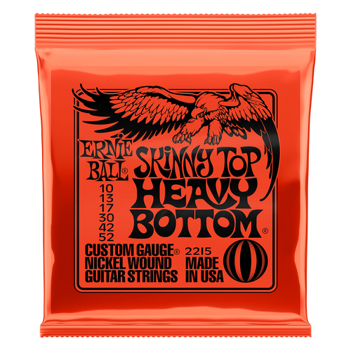 Ernie Ball Skinny Top Heavy Bottom Slinky Set Strings 10-52
