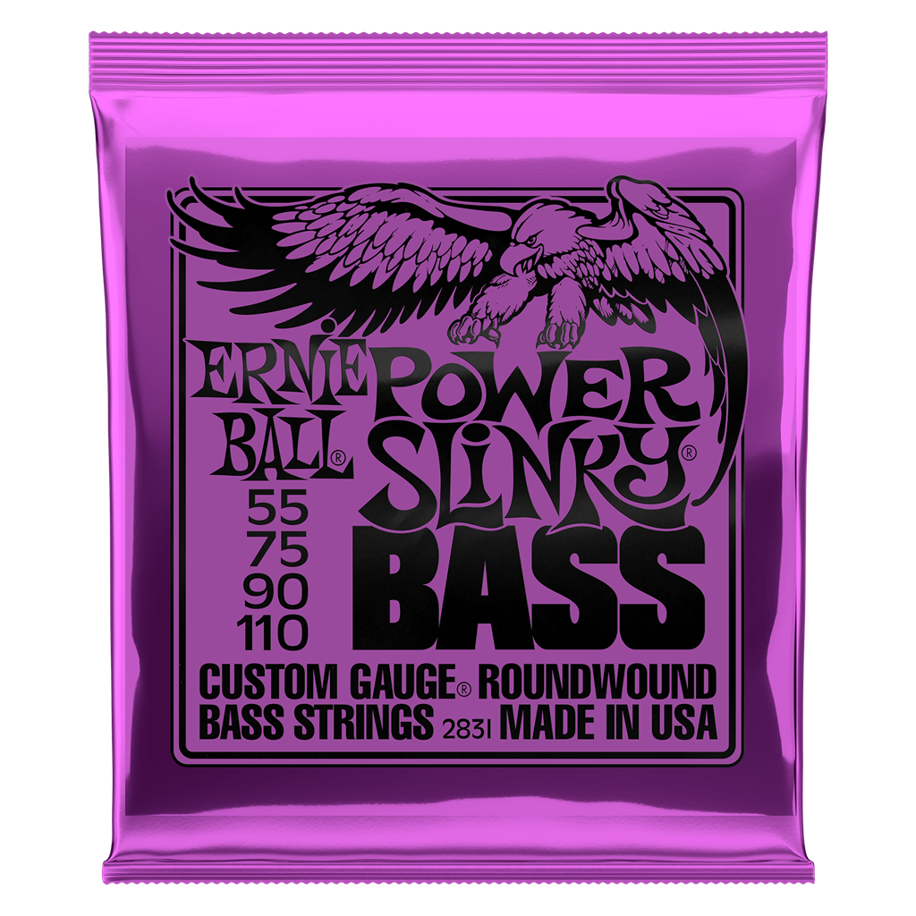 Ernie Ball Power Slinky Bass Guitar Set 55 - 110