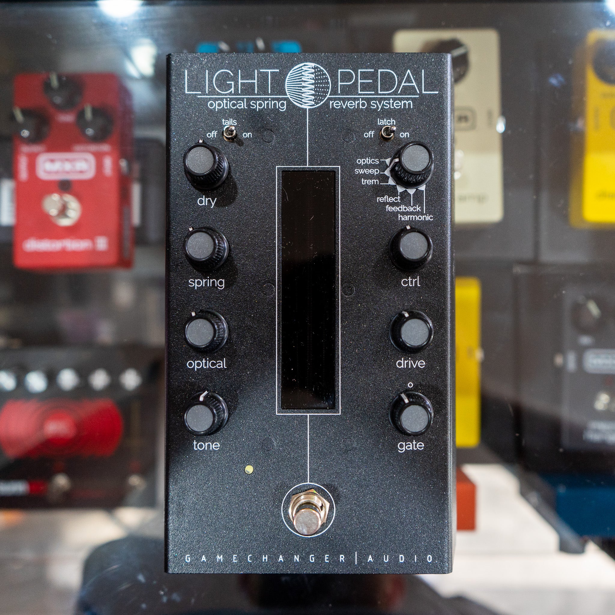 light pedal spring reverb Gamechanger Audio Light Optical Spring Reverb Pedal