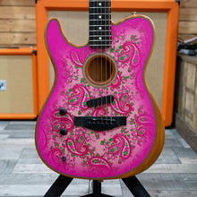Load image into Gallery viewer, Fender FSR American Acoustasonic Telecaster in Pink Paisley - Left-Handed - (Pre-Owned)
