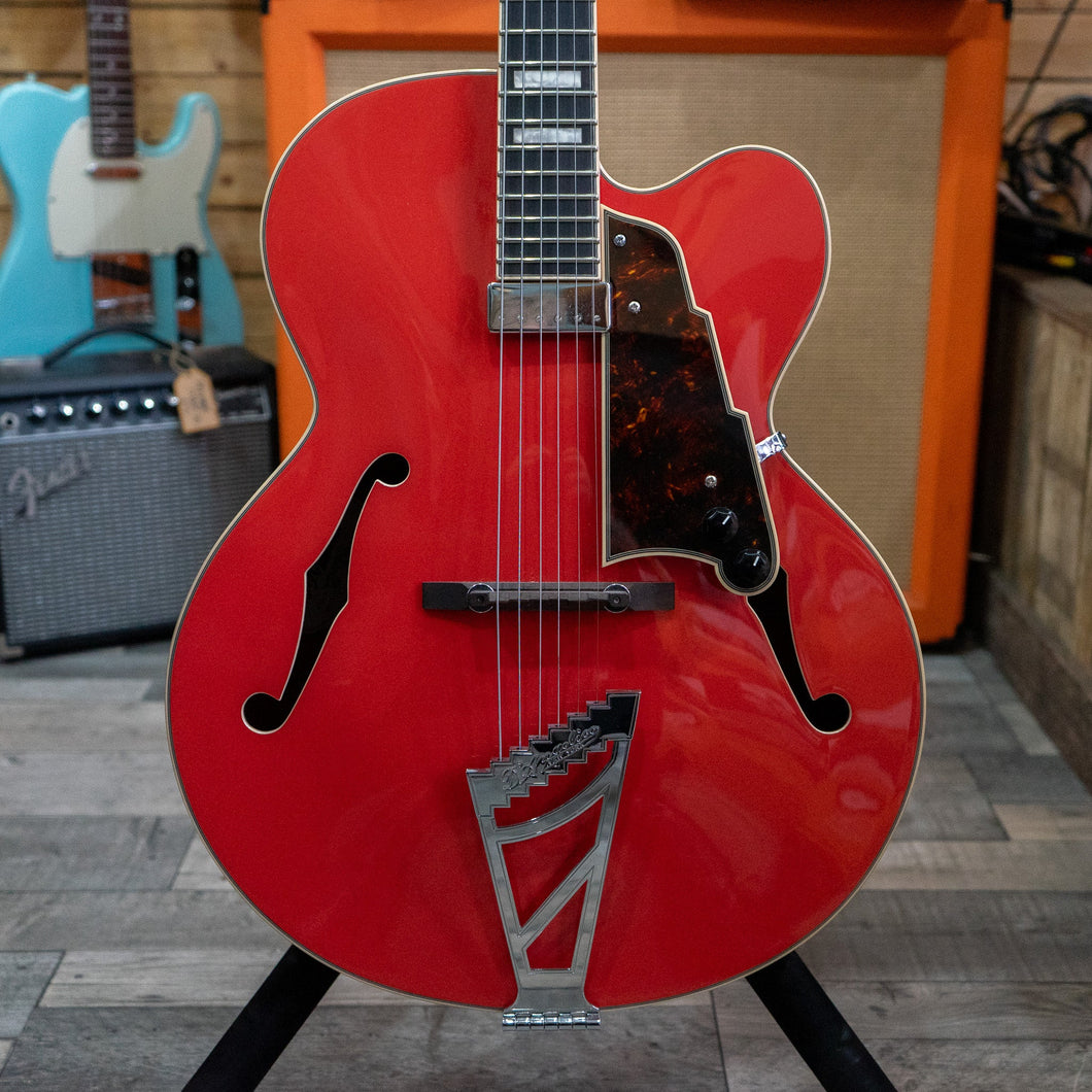 D'Angelico Premier EXL-1 Hollowbody Electric Guitar in Fiesta Red - (Pre-Owned)