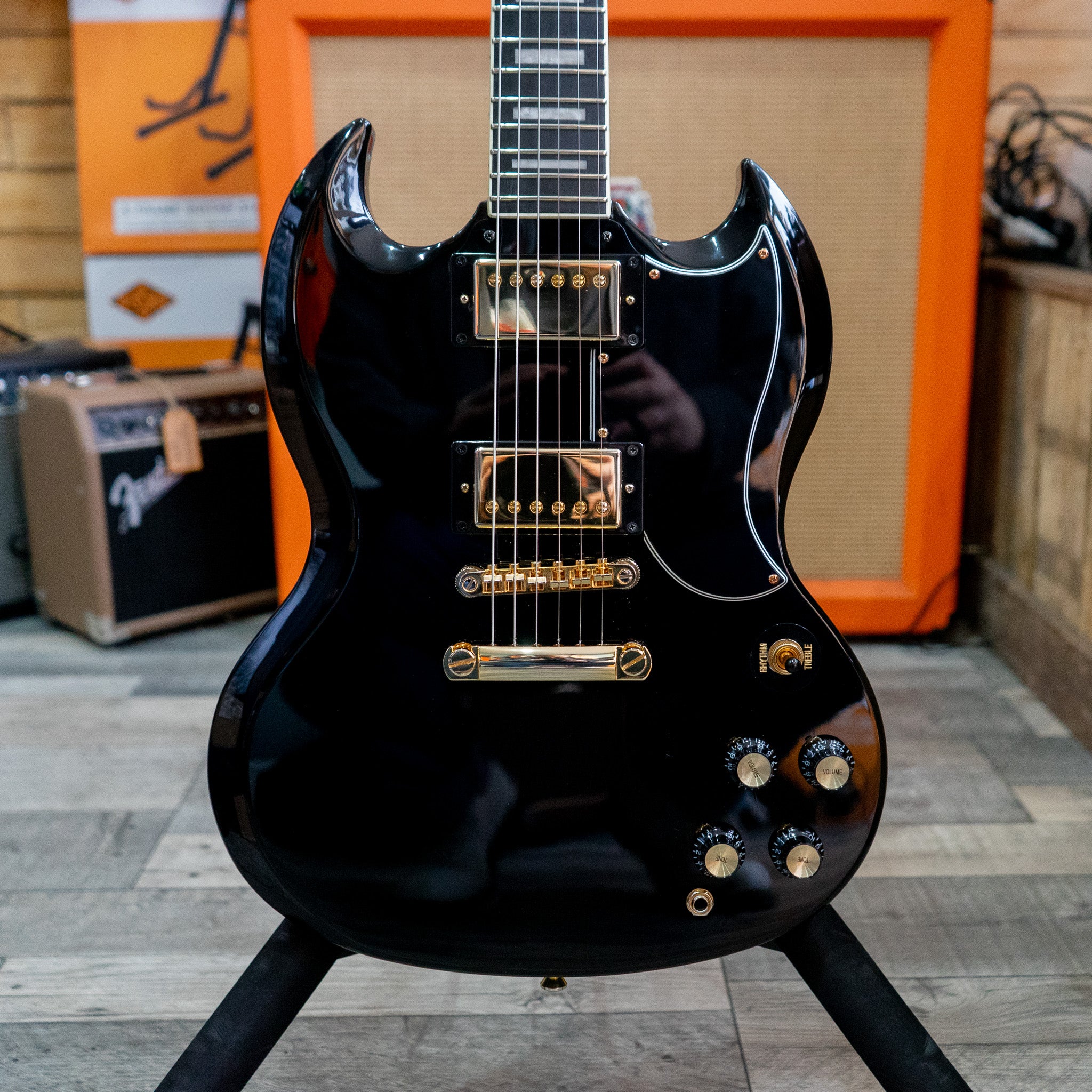 Epiphone SG Custom In Ebony - (Pre-Owned) – Southend Music Exchange
