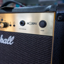 Load image into Gallery viewer, Marshall MG30GFX Black and Gold 30W Guitar Combo - (Pre-Owned)
