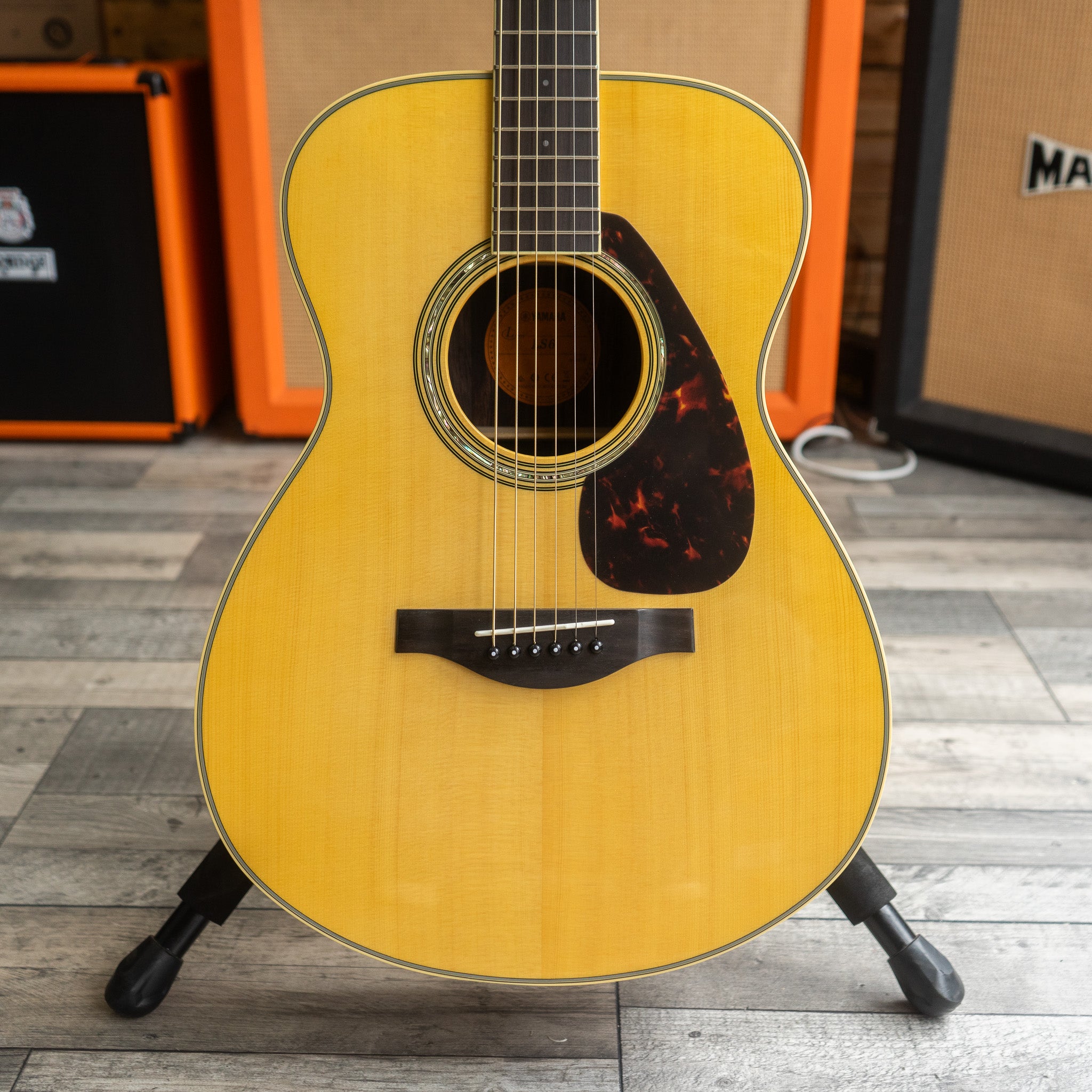 Yamaha LS6 ARE Acoustic Guitar with Hard Gigbag – Southend Music