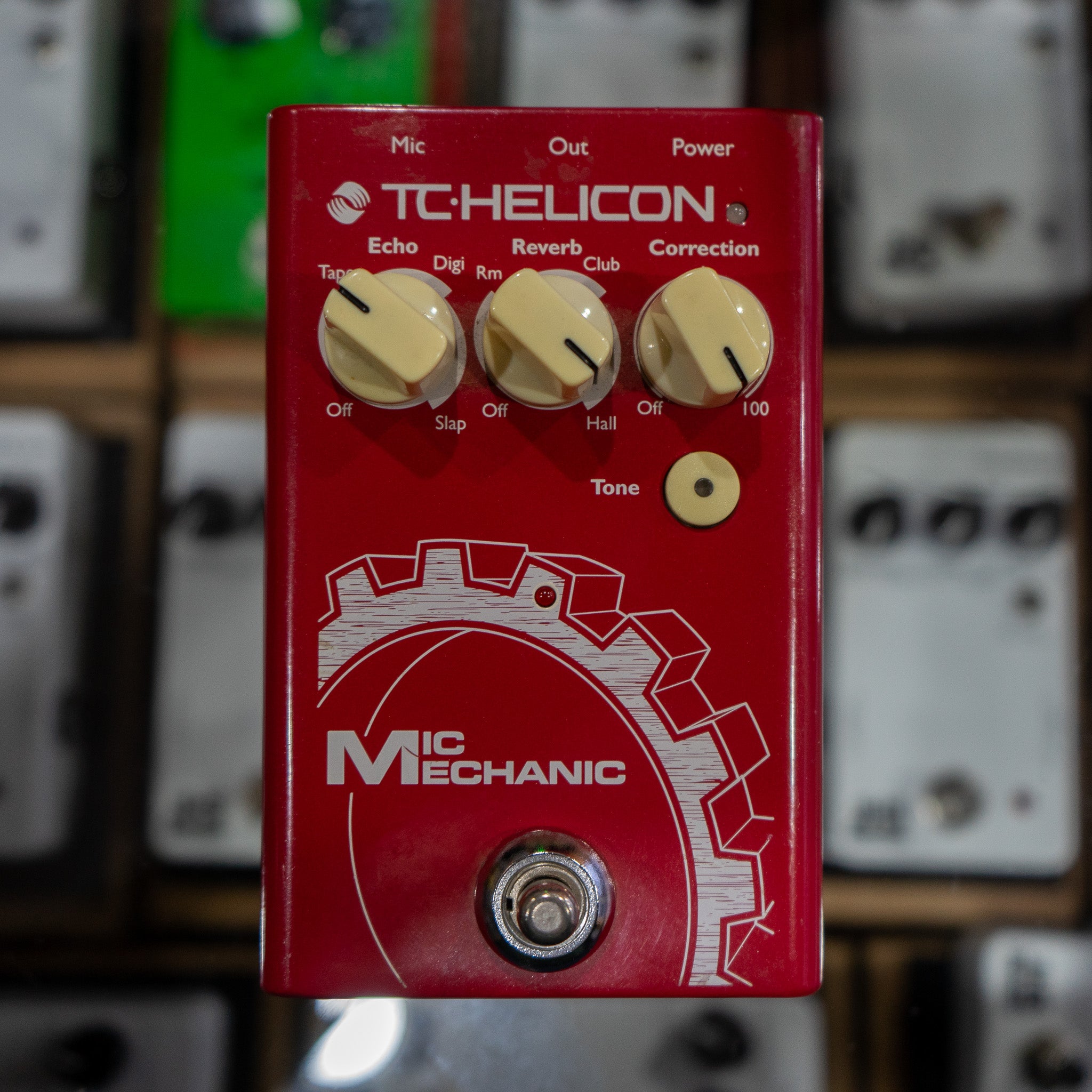 その他 TC-HELICON Voicetone Mic Mechanic TC-Helicon VoiceTone Mic Mechanic Pedal For Vocals 996013011 B&H