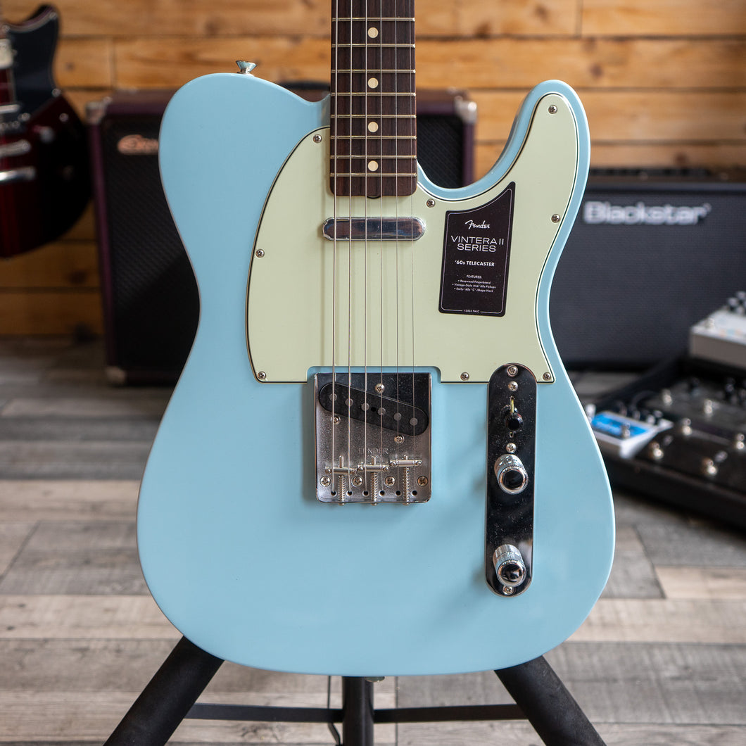 Fender Vintera II '60s Telecaster Electric Guitar in Sonic Blue - (Pre-Owned)