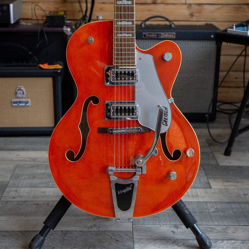 Gretsch G5420T Electromatic Classic Hollow Body Single-Cut with Bigsby in Orange Stain with Hard Case - (Pre-Owned)