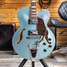 Load image into Gallery viewer, Ibanez Artcore Vintage AFS75T-STF in Steel Blue Flat - (Pre-Owned)
