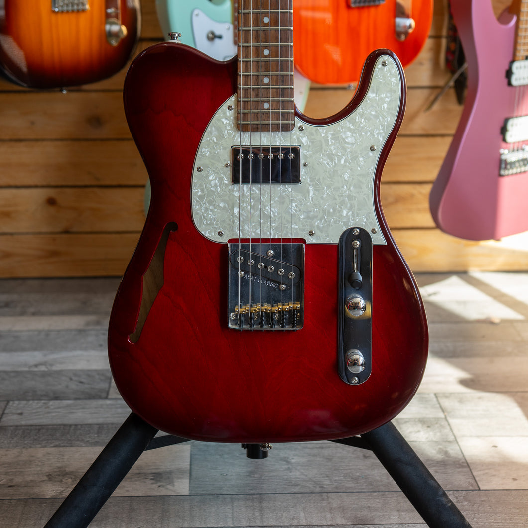 G&L Tribute ASAT Classic Bluesboy Semi-Hollow in Redburst - (Pre-Owned)