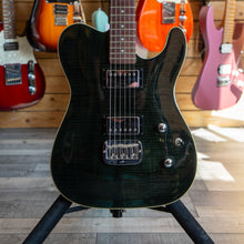Load image into Gallery viewer, G&amp;L ASAT Deluxe Carved Top in Trans Black - (Pre-Owned)
