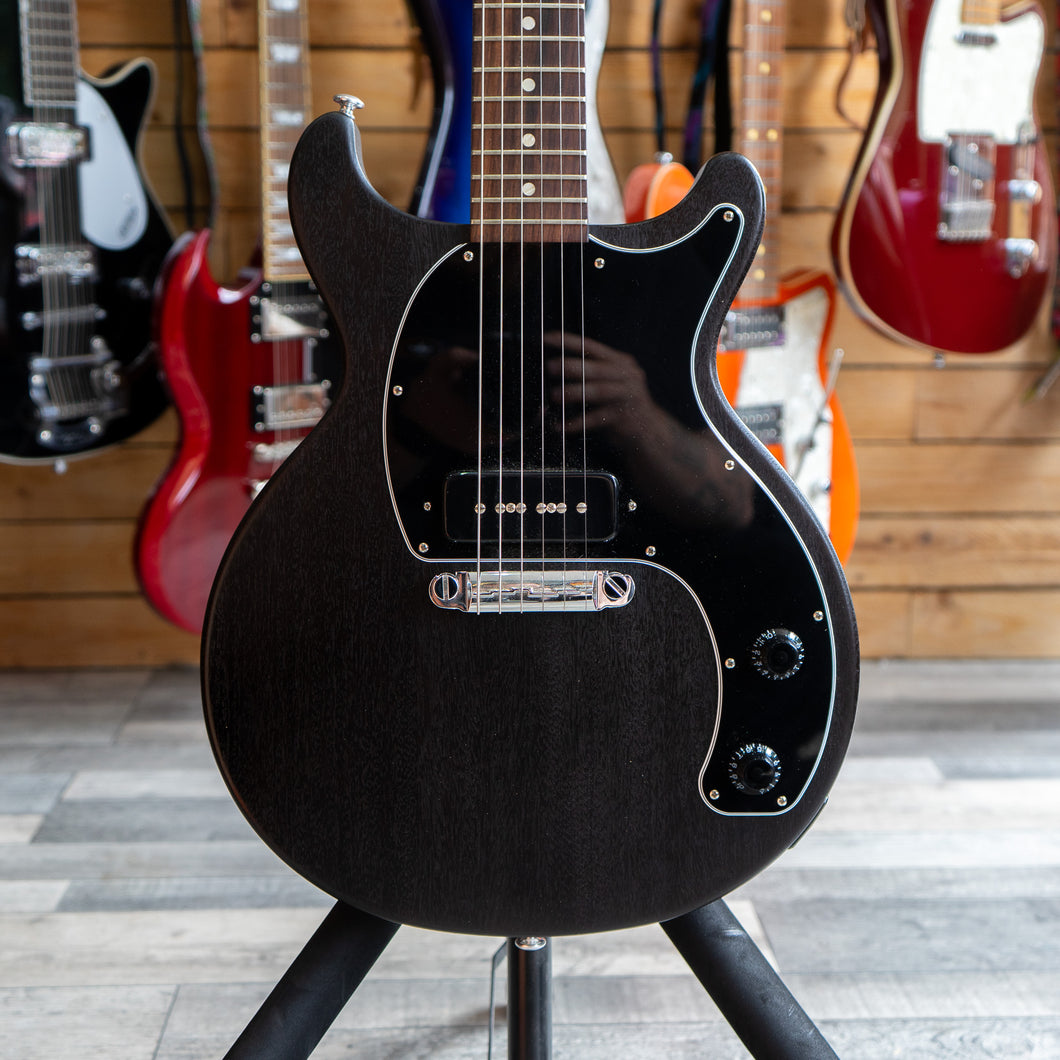 Gibson Les Paul Junior Tribute DC in Worn Ebony - (Pre-Owned)