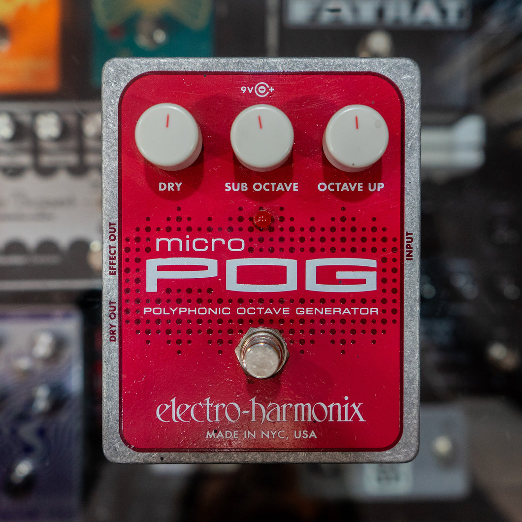 Electro Harmonix Micro Pog Octave Guitar Effects Pedal - (Pre-Owned)