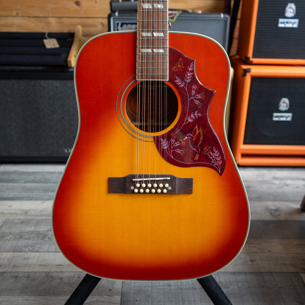 Epiphone Studio Hummingbird Pro-12 12-String Solid Top In Faded Cherry - (Pre-Owned)