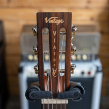 Load image into Gallery viewer, Vintage 'Viator' Paul Brett Acoustic Travel Guitar with Soft Bag - (Pre-Owned)
