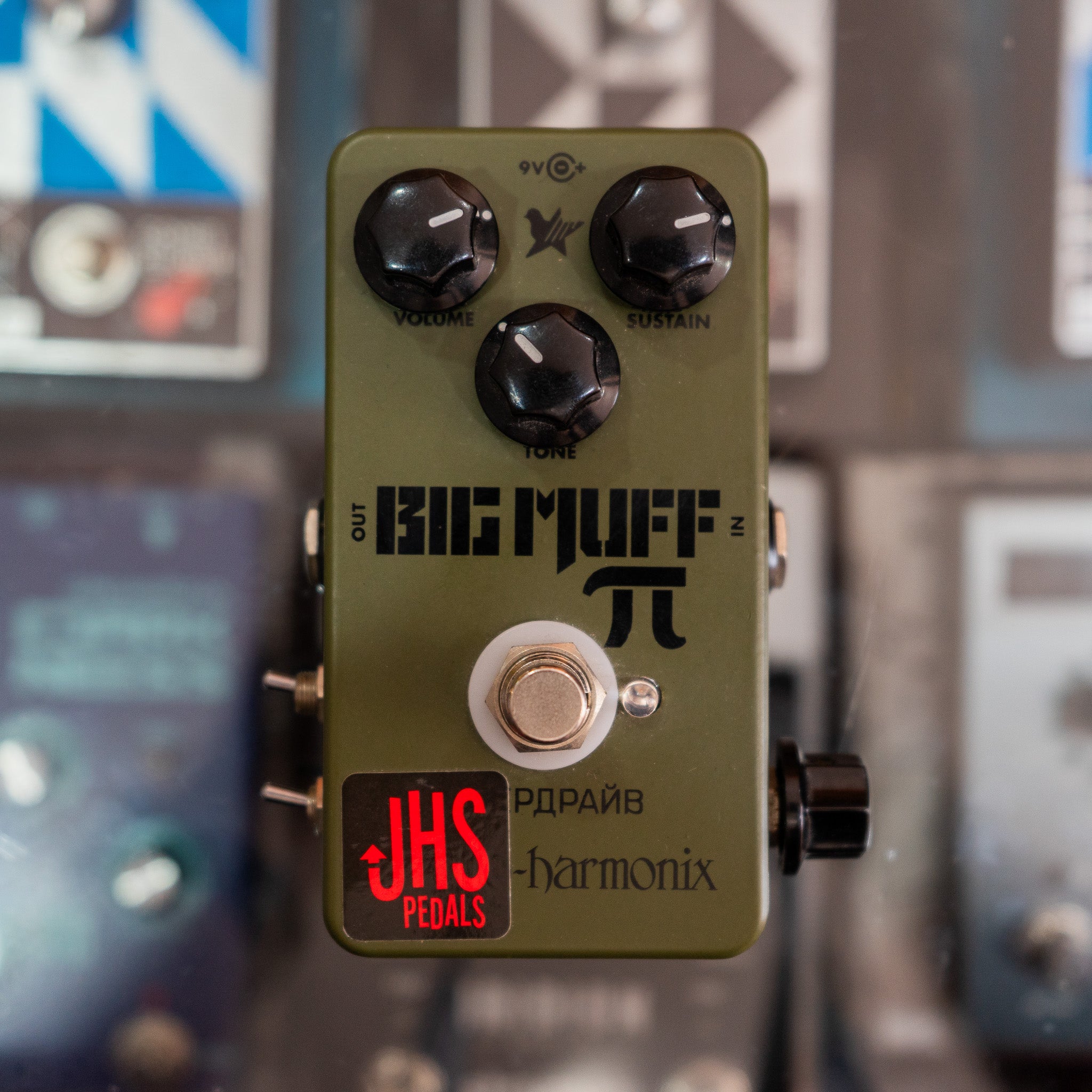 JHS Electro-Harmonix Green Russian Big Muff Fuzz Moscow Mod - (Pre