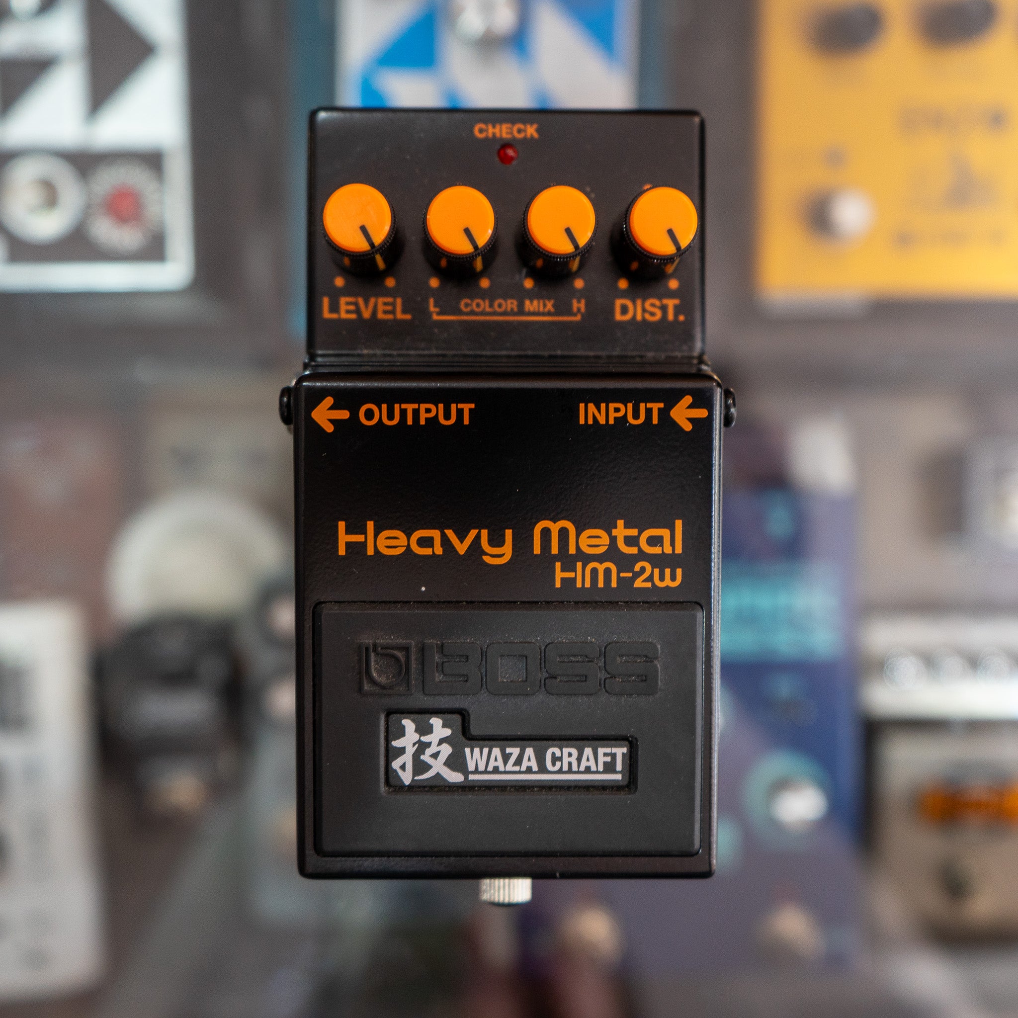boss hm-2 heavy metal pedal Boss HM-2W Heavy Metal Waza Craft Distortion Pedal