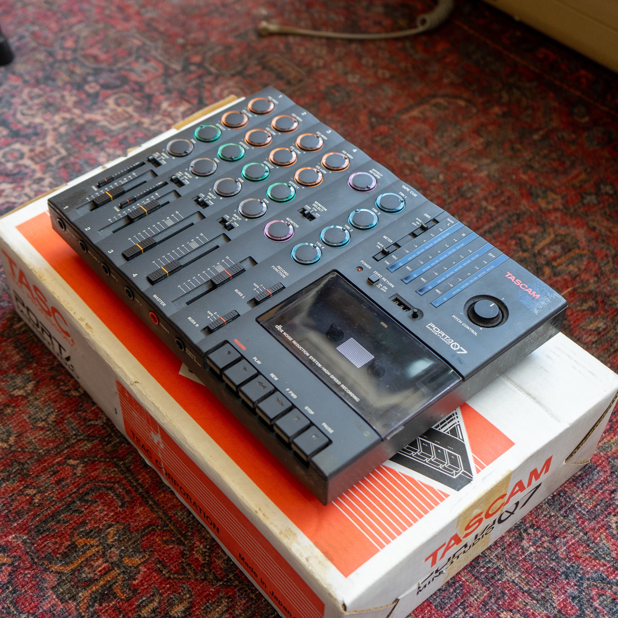 TASCAM Porta 07 Ministudio 4-Track Cassette Recorder with Original