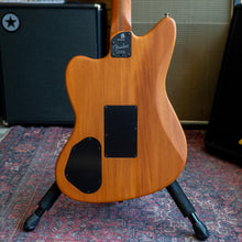 Load image into Gallery viewer, Fender American Acoustasonic Jazzmaster All-Mahogany Acoustic/Electric Guitar in Bourbon Burst with Hard Case - (Pre-Owned)
