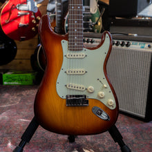 Load image into Gallery viewer, Fender American Deluxe Stratocaster Ash in Tobacco Sunburst - (Pre-Owned)
