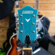Load image into Gallery viewer, Gretsch G5410T Electromatic Tri-Five in Two Tone Ocean Turquoise / Vintage White - (Pre-Owned)
