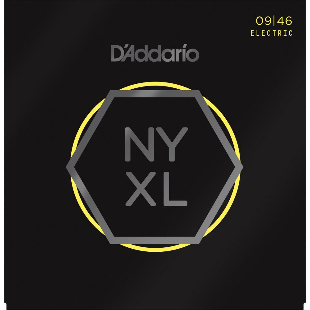 D'Addario NYXL Nickel Wound 9-46 Electric Guitar Strings - Regular Light
