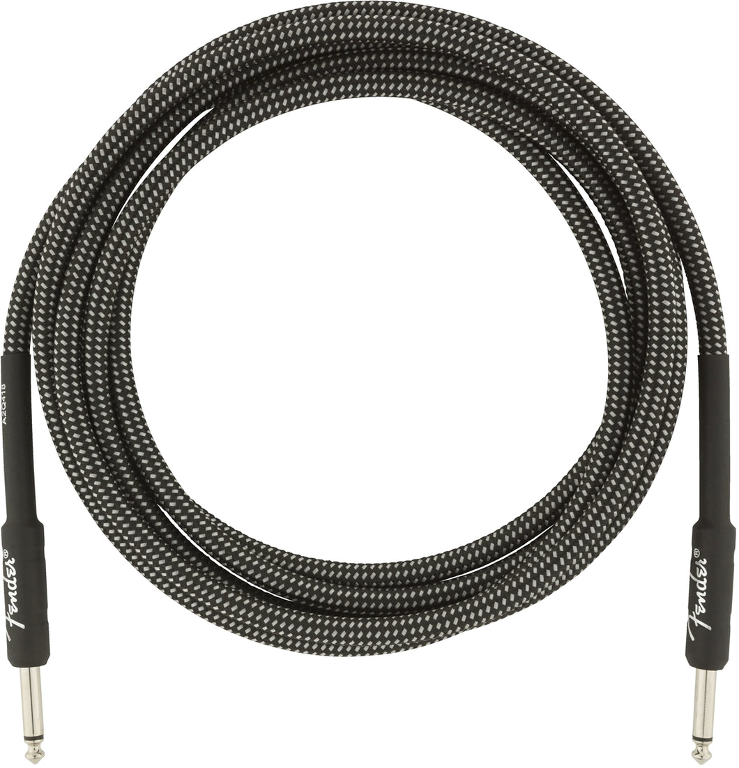 Fender Professional Series Tweed Instrument Cable, 3m, 10ft, Black