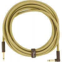 Fender Deluxe Series Instrument Cable, Straight/Angle, Tweed