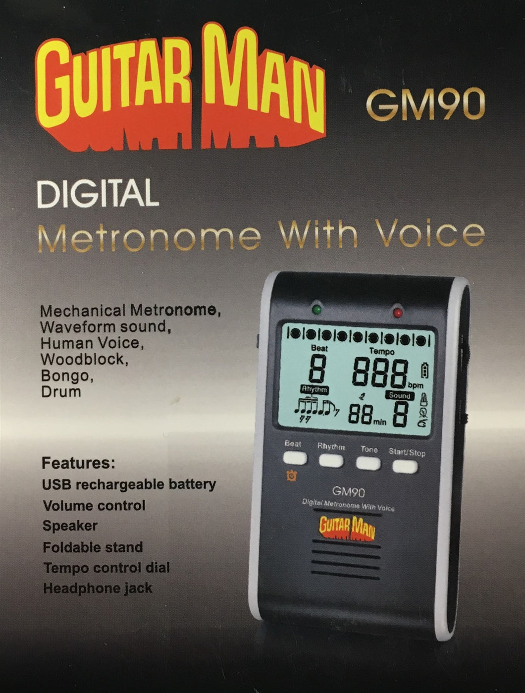 Guitar Man GM90 Digital Metronome