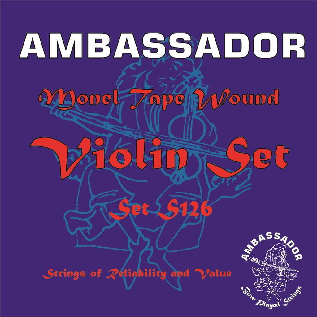 Ambassador Monel S126 4/4 Violin String Set