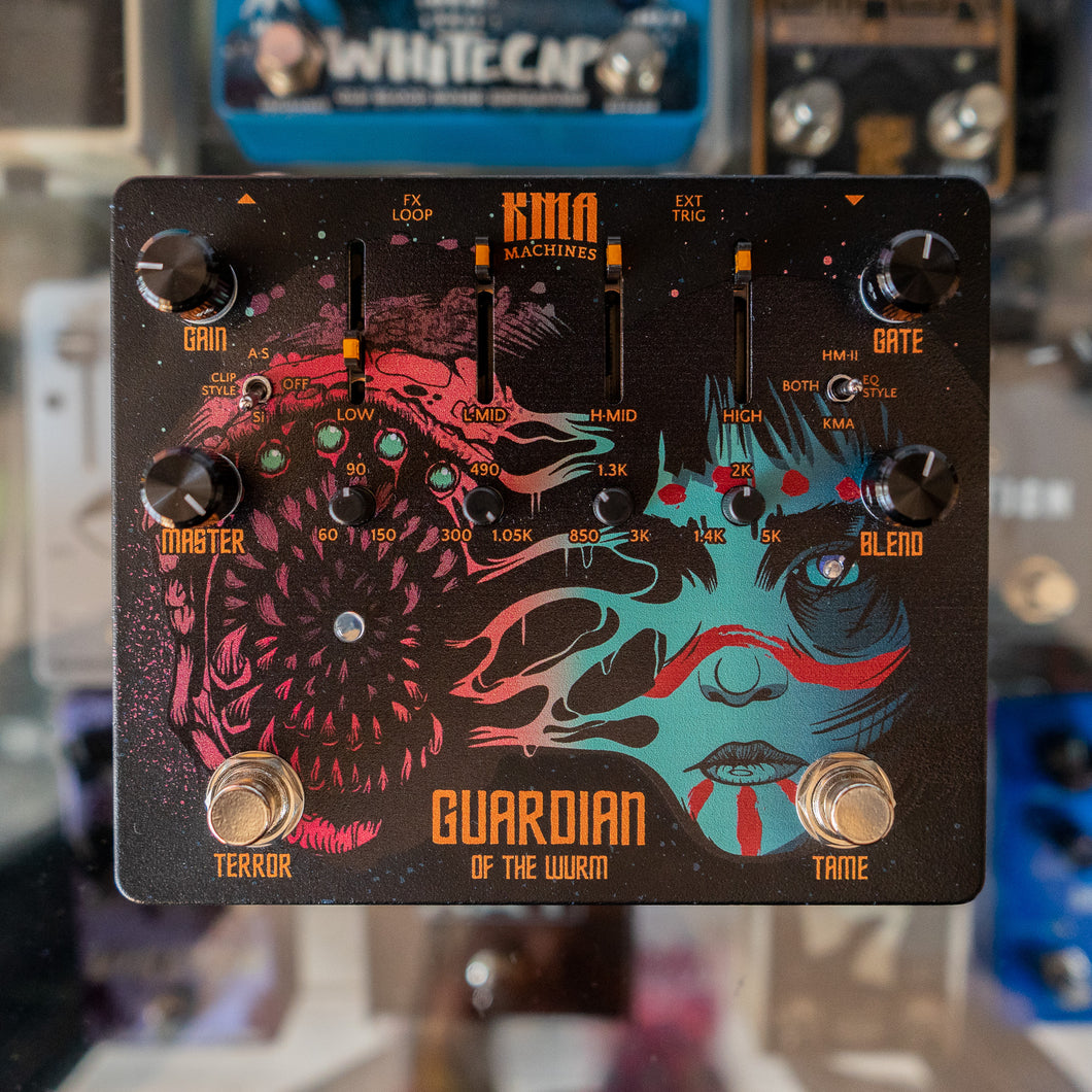 wurm distortion pedal KMA Audio Machines Guardian of the Wurm Distortion Pedal – Southend Music Exchange
