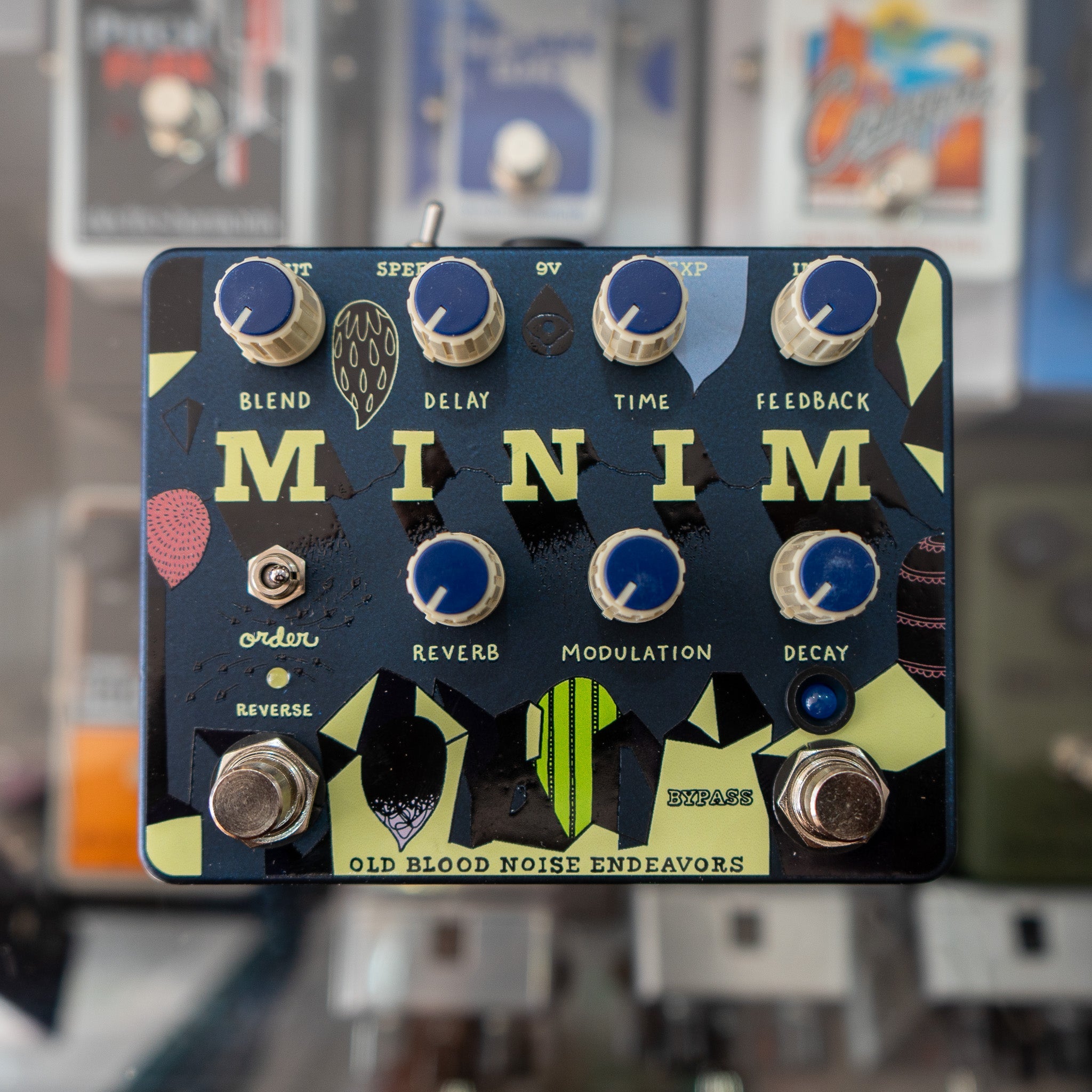 minim pedal Old Blood Noise Minim Reverb and Delay Pedal – Southend Music Exchange