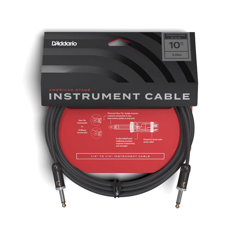 D'Addario Stage Instrument Cable 10ft
