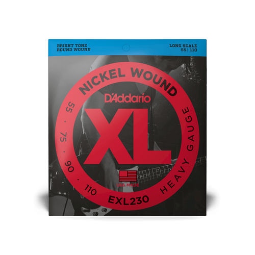 D'Addario EXL230 Nickel Wound Heavy Gauge Bass strings
