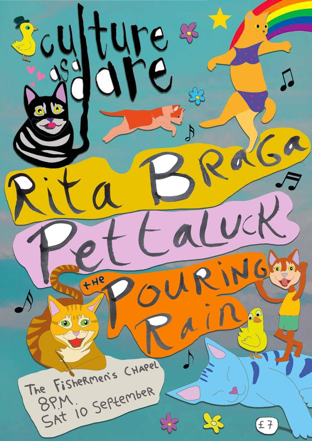 Culture As A Dare - Rita Braga, Pettaluck, The Pouring Rain