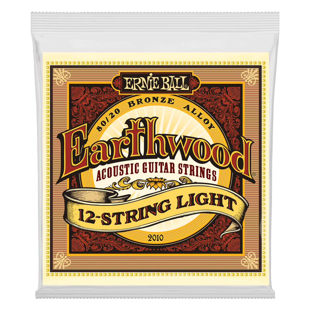 Ernie Ball Earthwood 80/20 Bronze 12 String Acoustic Guitar Light Set