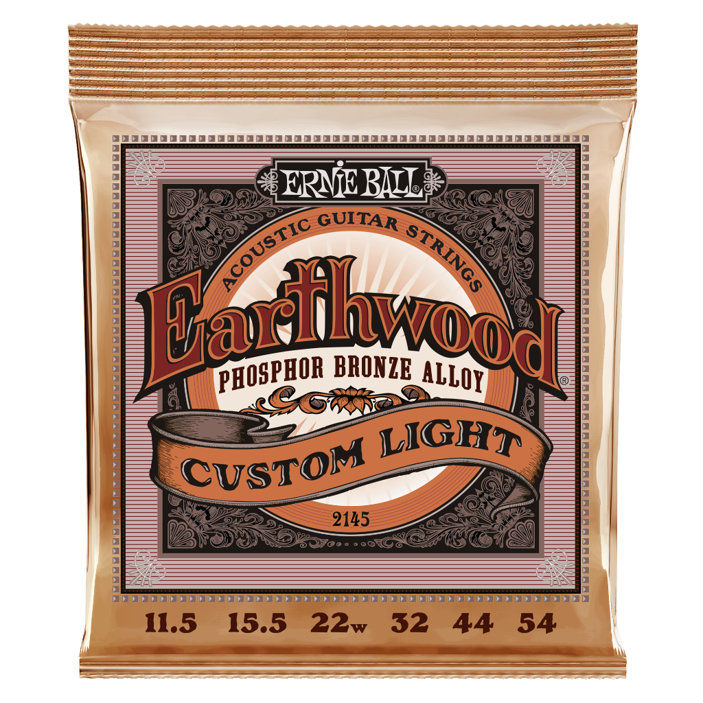 Ernie Ball Earthwood Phosphor Bronze Custom Light Set 11.5 - 54