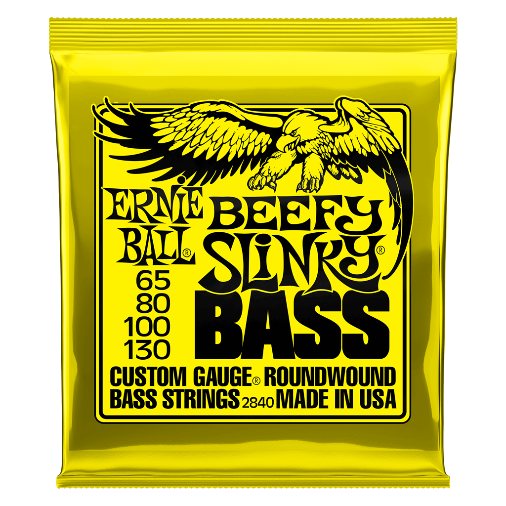 Ernie Ball Beefy Slinky Bass Guitar Set 65 - 130